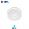 Plafón techo LED Redondo 2x25w SENSOR movimiento / crespuscular 6000K Blanco 2500Lm Kigoma GSC C1/5