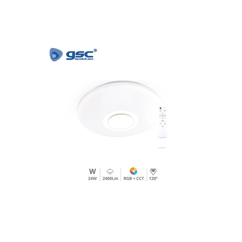 Plafón techo LED REGULAB 24w RGB+CCT WIFI Smarty ÚLTIMAS UNIDADES