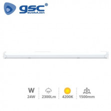 Regleta Pantalla Electrónica LED T8 24w 4200K 2300Lm 1500mm Kolari GSC