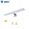 Aplique de baño LED 8w 4000K 640Lm 400mm IP44 Gris Laksa GSC C1/20