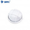 Aplique de pared Máx.60w E27 Redondo Aluminio Blanco con Rejilla Diámetro 188mm IP44 220V GSC C1/20