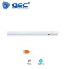 Regleta Pantalla Industrial con tubo LED T8 120cm 18w 6500K GSC C1/24