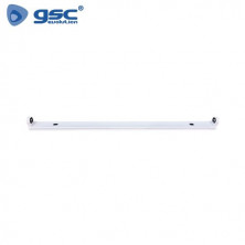 Regleta Pantalla Industrial para 1 tubo LED T8 120 cm Atende GSC C1/60