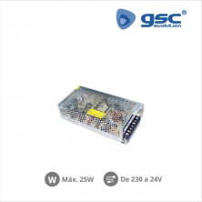 Fuente de alimentación para Tira de LED 24V 25w IP20 GSC C1/1