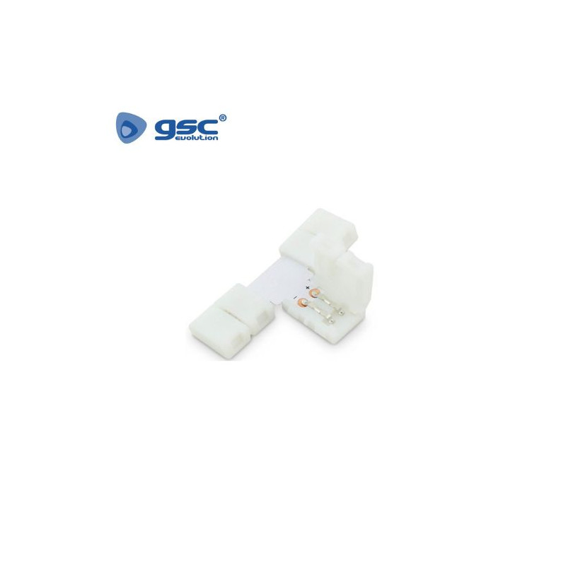 Para tiras LED 12V/24V 8mm SMD2835/3528 Conector clip en forma de T GSC