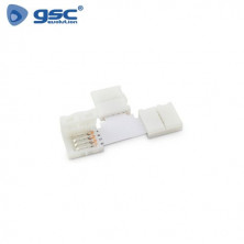 Conector clip en forma de T para unir Tira de LED SMD 5050/RGB 10mm GSC C1/1