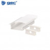 Perfil de aluminio 2m Empotrar OPAL para tiras LED hasta 19mm (Acc. ref. 204095050) GSC C1/1