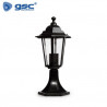 Farol jardin E27 IP44 60w Sobremuro Alum Negro 230x478 Serie Lenna GSC C1/6