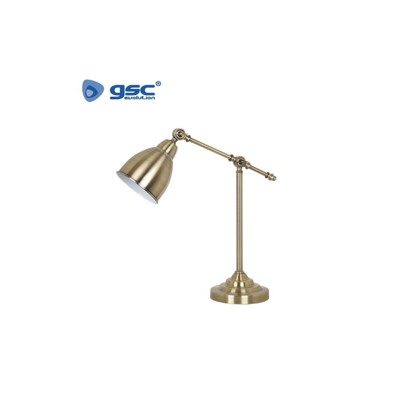 Flexo de sobremesa Nahua E27 40w Bronce Diámetro 140x175x535mm GSC C1/4