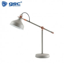 Flexo de sobremesa Himba E27 40w Gris Diámetro 190x185x560mm GSC C1/1