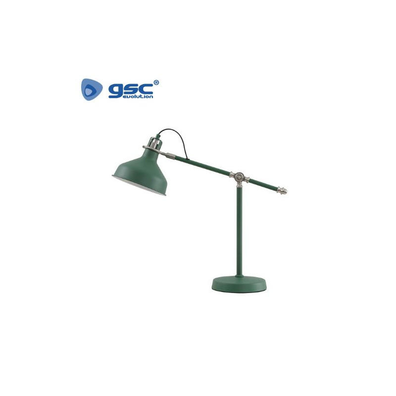 Flexo de sobremesa Himba E27 40w Verde Diámetro 190x185x560mm GSC C1/1