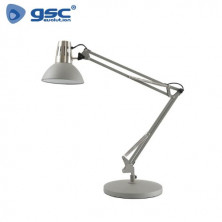 Flexo de sobremesa Mursi E27 40w Gris Diámetro 163x233x750mm ÚLTIMAS UNIDADES