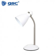 Flexo de sobremesa Nuba E27 40w Blanco Diámetro 107x140x345mm GSC C1/12