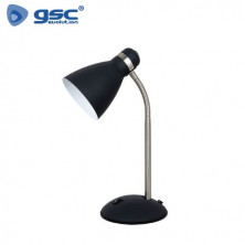 Flexo de sobremesa Nuba E27 40w Negro Diámetro 107x140x345mm GSC C1/12 UUS