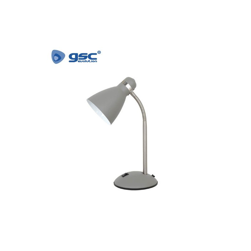 Flexo de sobremesa Nuba E27 40w Gris Diámetro 107x140x345mm ÚLTIMAS UNIDADES