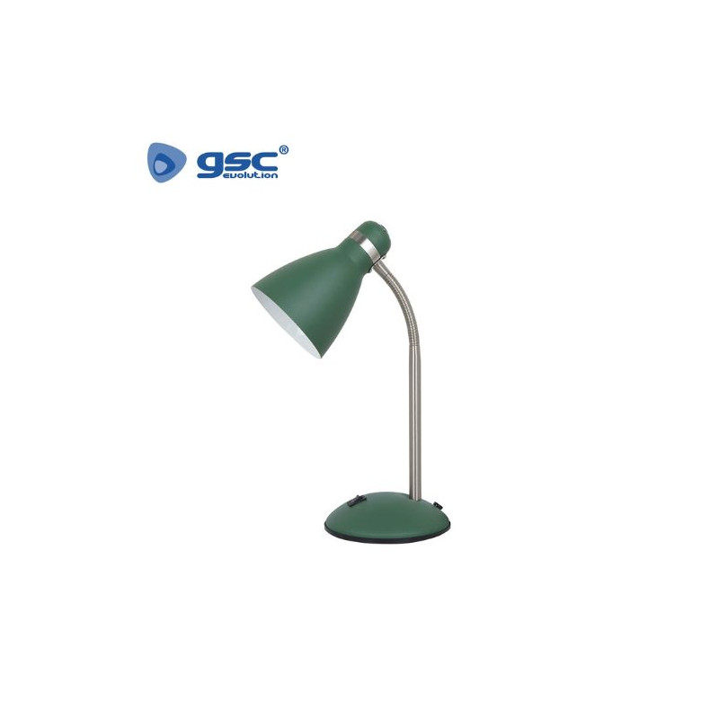 Flexo de sobremesa Nuba E27 40w Verde Diámetro 107x140x345mm ÚLTIMAS UNIDADES