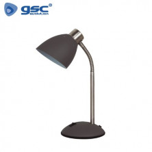 Flexo de sobremesa Simbu E14 40w Gris Antracita Diámetro 110x140x360mm GSC C1/12