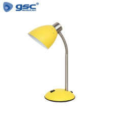 Flexo de sobremesa Simbu E14 40w Amarillo Diámetro 110x140x360mm GSC C1/12