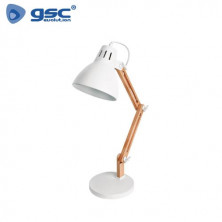 Flexo de sobremesa LED Hamu E27 11w Blanco GSC C1/6