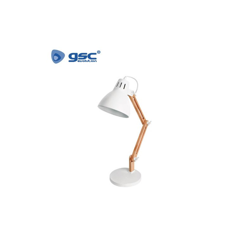 Flexo de sobremesa LED Hamu E27 11w Blanco GSC C1/6
