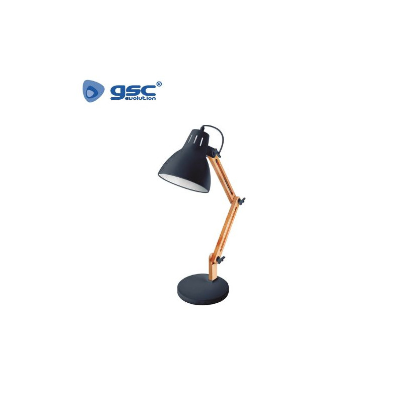 Flexo de sobremesa LED Hamu E27 11w Negro GSC C1/6