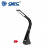 Flexo de sobremesa LED Batua con reloj digital 5W Negro GSC C1/8