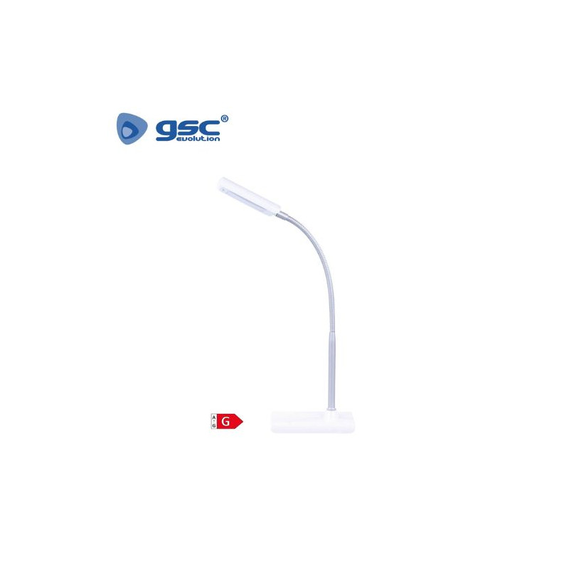 Flexo de sobremesa LED Susua 6w 5000K IP20 Blanco GSC C1/8