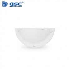Aplique de pared 60w E27 Semicircular Interior Marco Blanco IP20 220V GSC C1/12