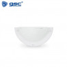 Aplique de pared 60w E27 Semicircular Interior Marco Blanco IP20 220V GSC C1/12
