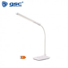 Flexo de sobremesa LED Limba 7w CCT Tono de luz ajustable IP20 Táctil Blanco GSC C1/8