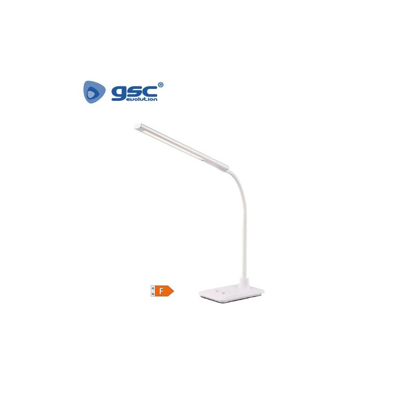 Flexo de sobremesa LED Limba 7w CCT Tono de luz ajustable IP20 Táctil Blanco GSC C1/8