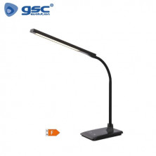 Flexo de sobremesa LED Limba 7w CCT Tono de luz ajustable IP20 Táctil Negro GSC C1/8