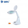 Flexo de sobremesa con lente LED 6w 6500k Blanco 3 Aumentos Baliko GSC C1/8