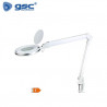 Flexo de sobremesa con lente LED 8w 6500k Blanco 3 Aumentos con sujección Mongu GSC C10/100