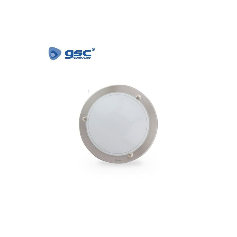 Aplique de Techo 60w E27 Redondo Niquel satin IP20 220V GSC C1/8