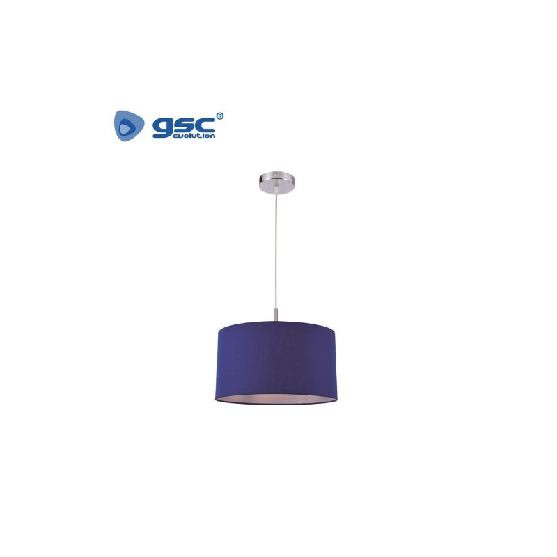 Lámpara colgante Serie Kaliab E27 40w Diámetro 360mm Azul GSC C1/1