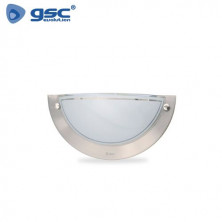 Aplique de pared 60w E27 Semicircular Interior Níquel IP20 220V GSC C1/12