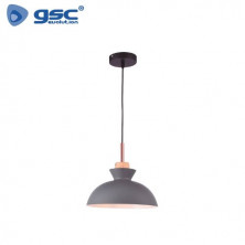 Lámpara colgante Serie Sompara E27 40w Diámetro 280mm Gris GSC C1/1