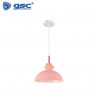 Lámpara colgante Serie Sompara E27 40w Diámetro 280mm Rosa GSC C1/1