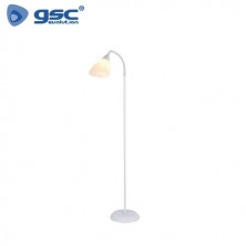 Lámpara de pie E27 40w 155cm Blanca Langadu GSC C1/1
