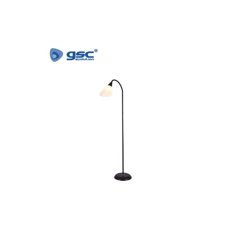 Lámpara de pie E27 40w 155cm Negra Langadu GSC C1/1