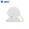 Downlight LED Redondo EMPOTRABLE de emergencia c/ autotest 3w 6000K 120Lm Diámetro 140x23mm GSC