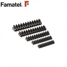 Regleta de conexión 6mm Negro FAMATEL C10