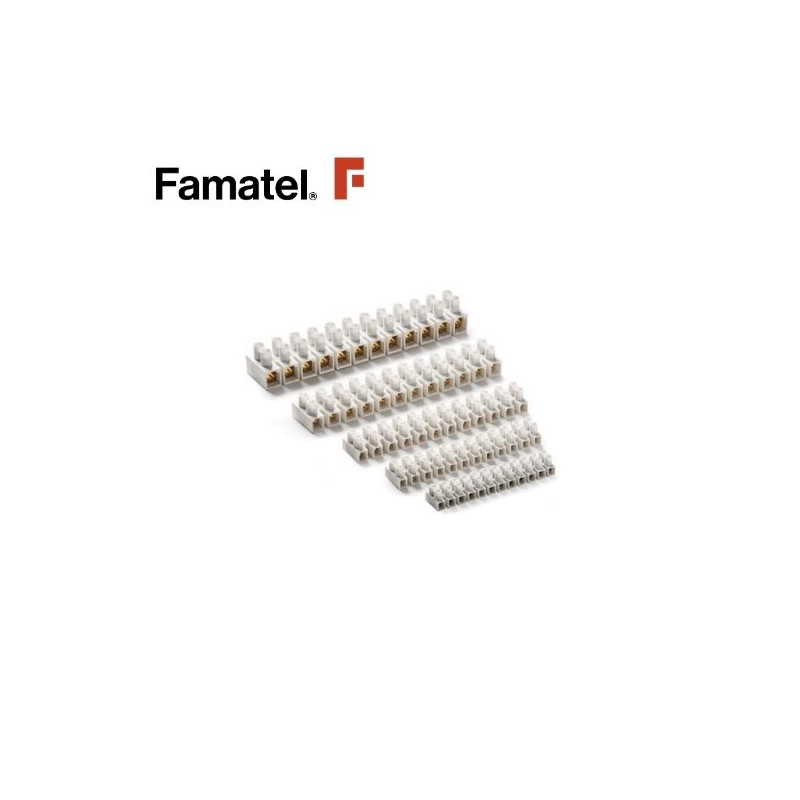 Regleta de conexión 10mm Blanca FAMATEL