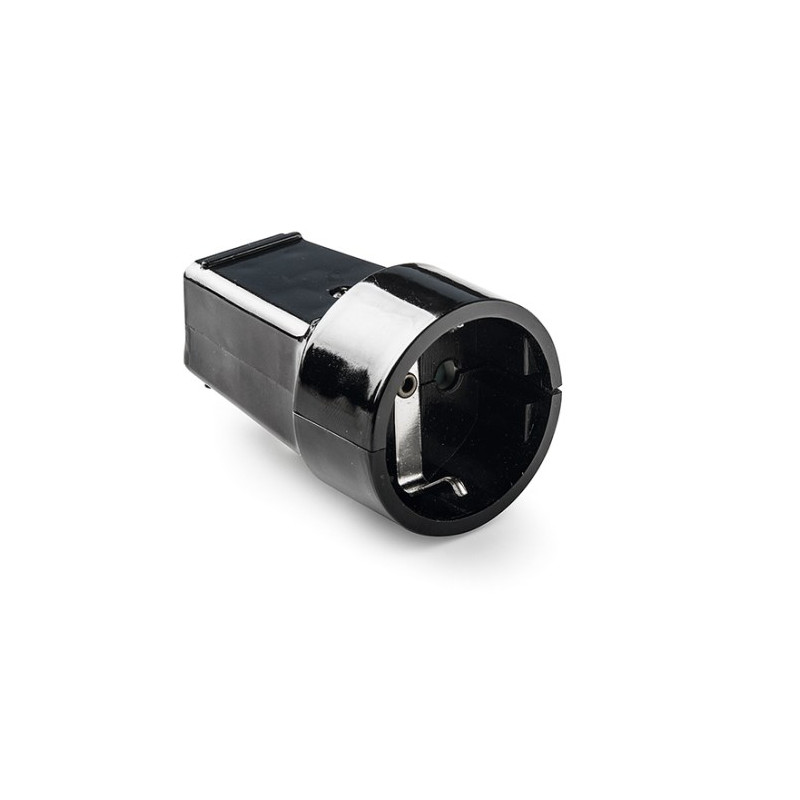 Base móvil 16A 220V TT Negro Diámetro 4,8mm Retractilado FAMATEL C30