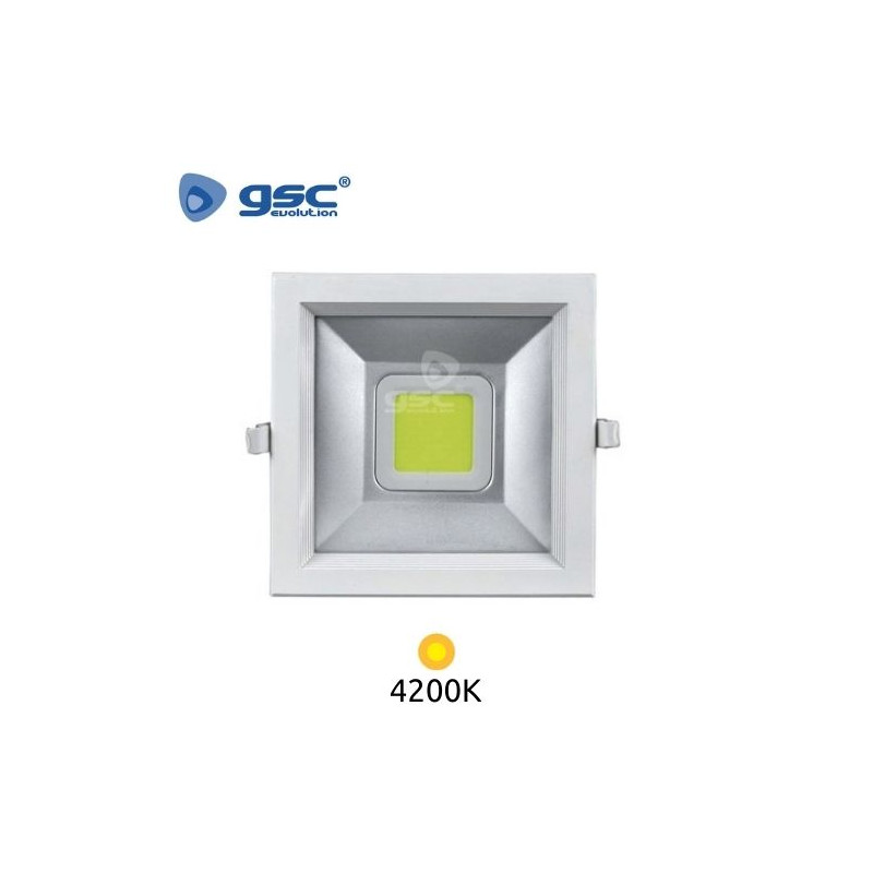 Downlight LED 30w 4200K marco Blanco ÚLTIMAS UNIDADES