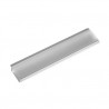 Perfil de aluminio 2m empotrable OPAL para tiras LED hasta 12,4mm SILVER C1