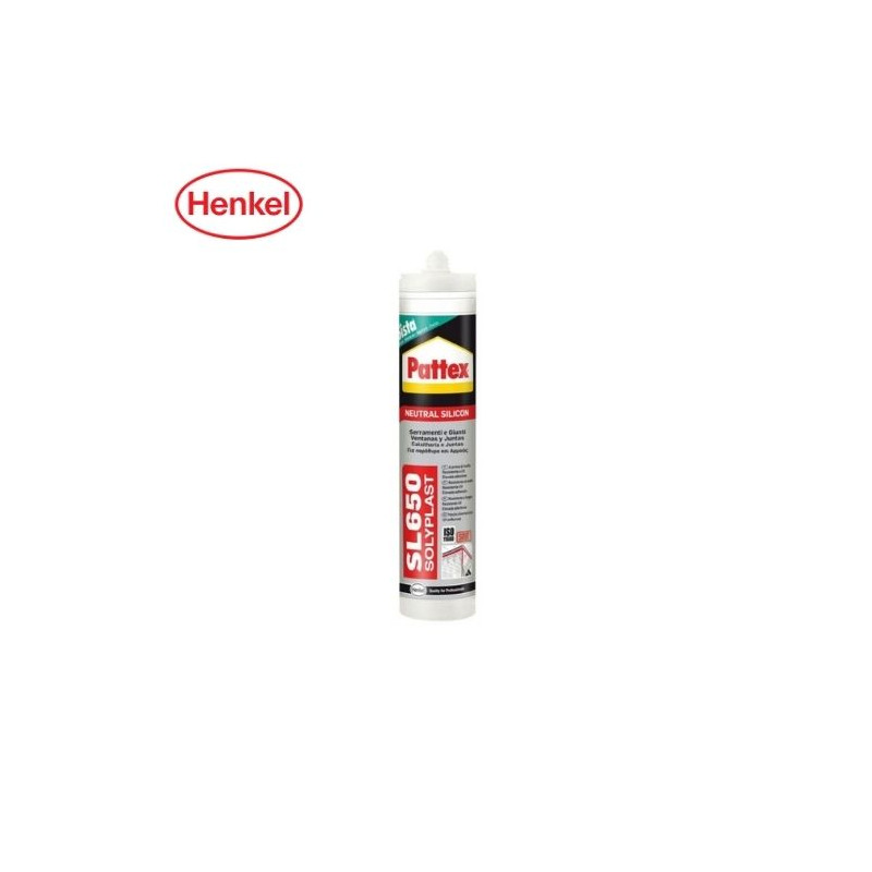 Pattex Silicona neutra SL650 Ventanas y Juntas Cartucho 300ml - Cerezo
