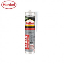 Pattex Silicona neutra SL650 Ventanas y Juntas Cartucho 300ml - Crema Ral 1015