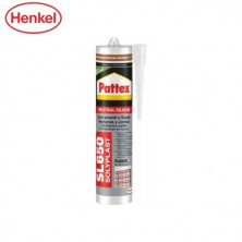 Pattex Silicona neutra SL650 Ventanas y Juntas Cartucho 300ml - Roble